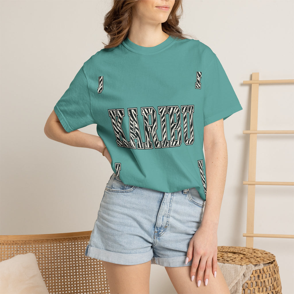 Karibu Zebra-Pattern T-Shirt