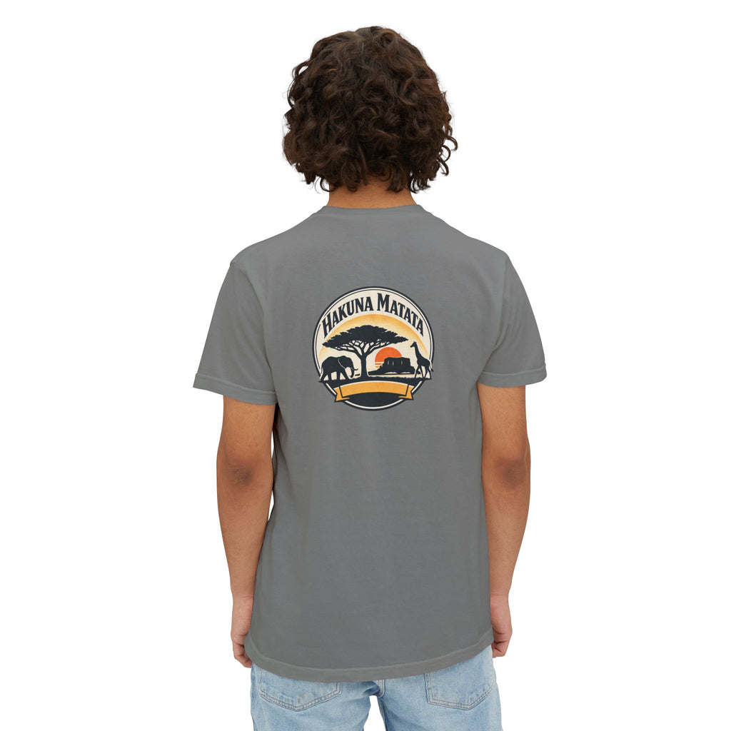 Hakuna Matata Pocket T‑Shirt — Retro Safari Graphic Tee