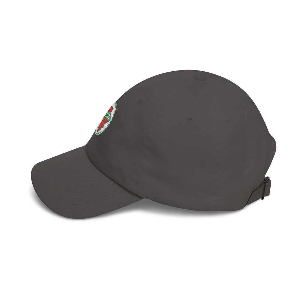 Dad Cap — Retro Strawberry 'Karibu' Embroidered Baseball Hat