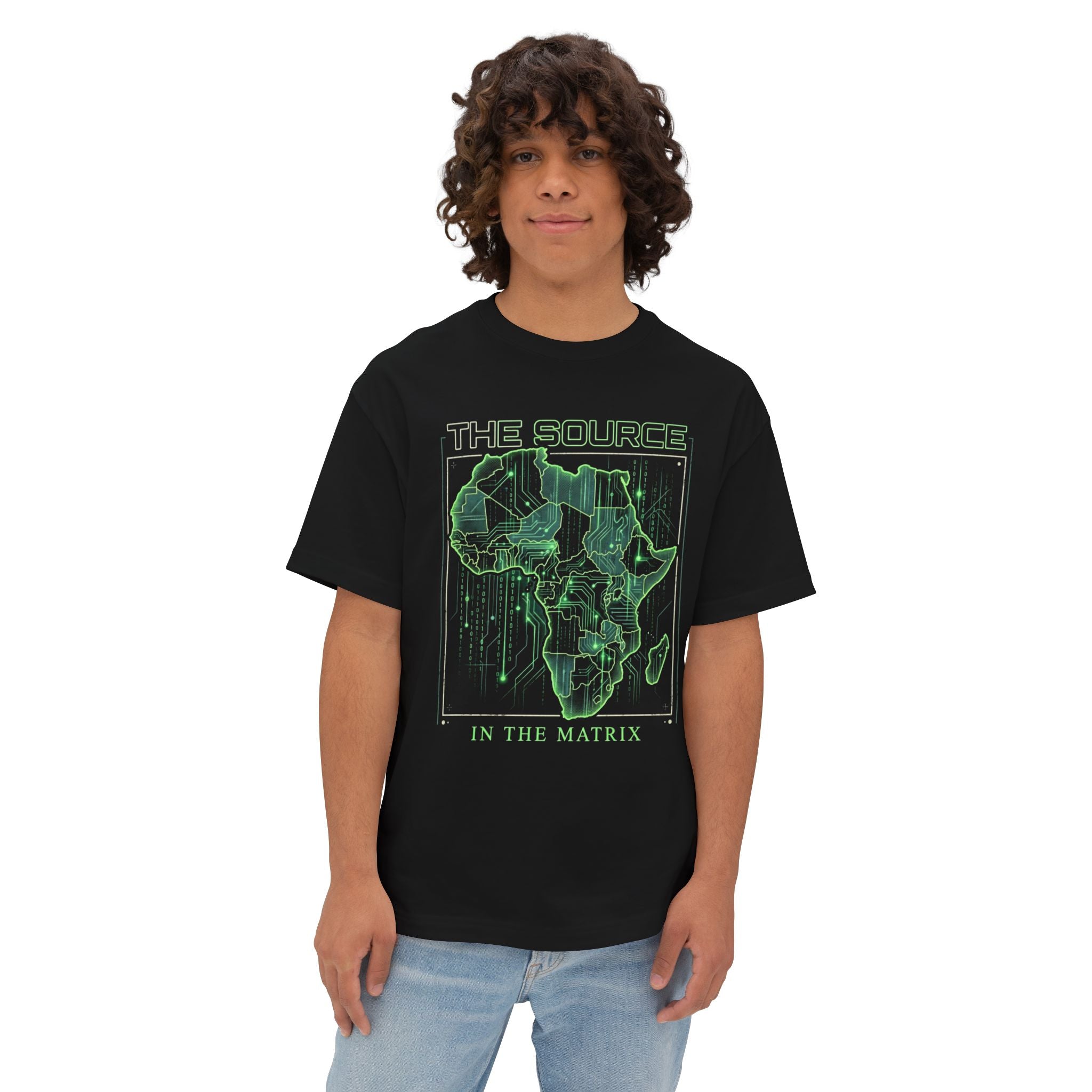 T-Shirt — "The Source: In the Matrix" Africa Tech Graphic Tee