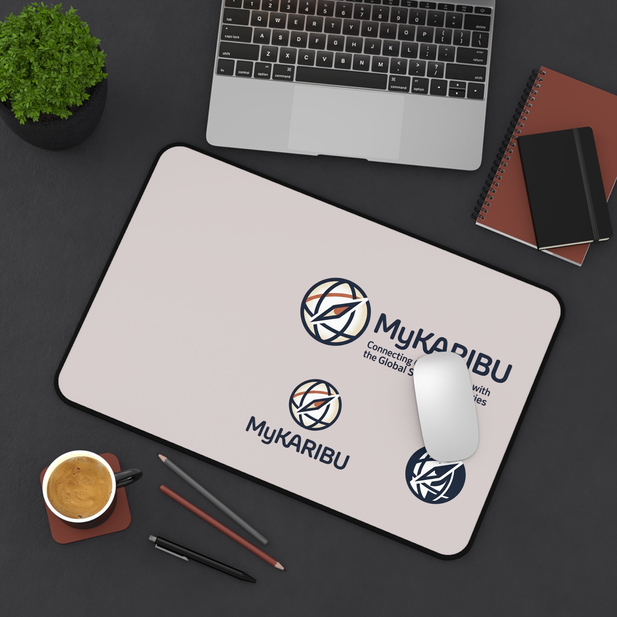 MyKARIBU Branded Desk Mat –  Mouse Pad for Home Office