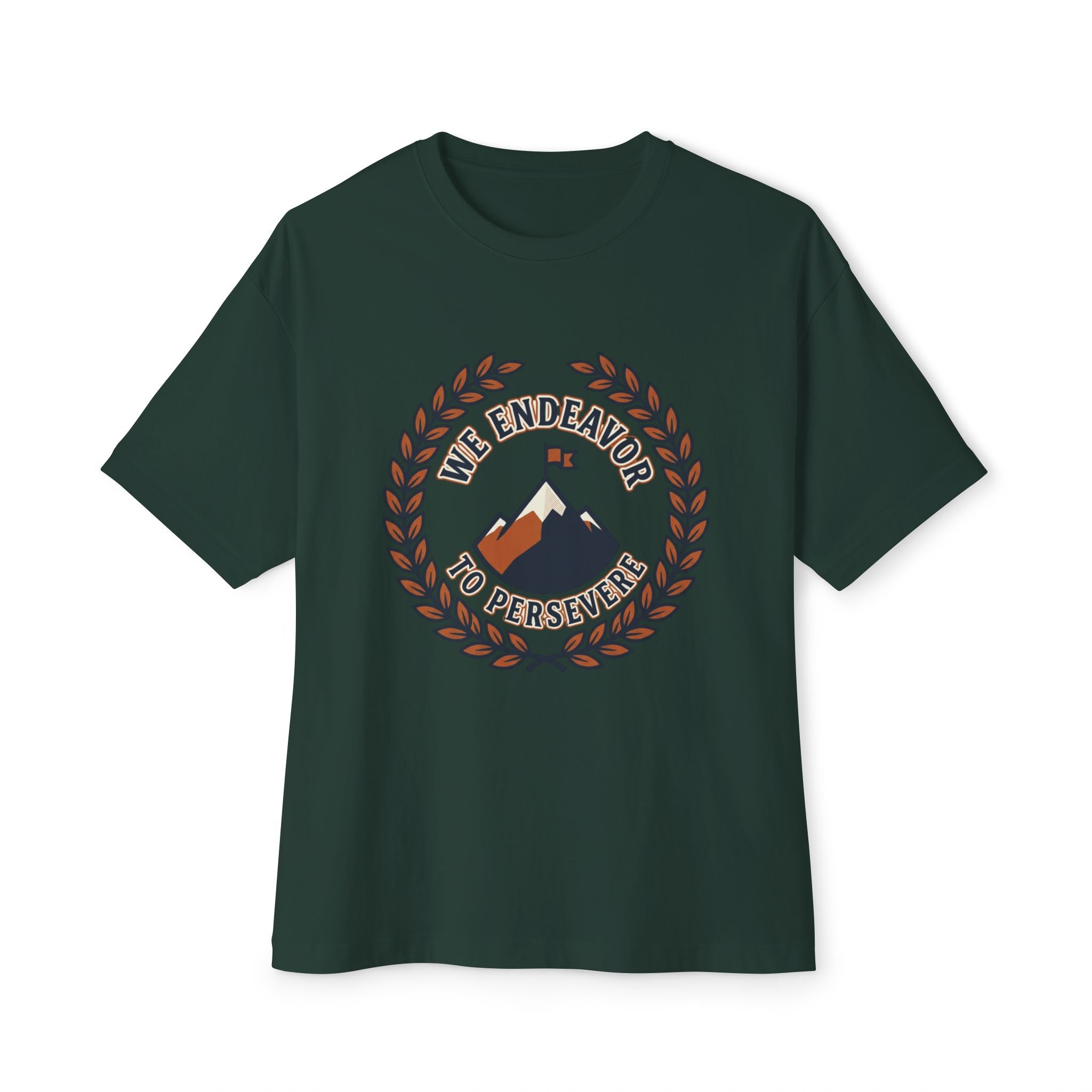 Persevere Mountain Tee — 'We Endeavor to Persevere' Inspirational T-Shirt