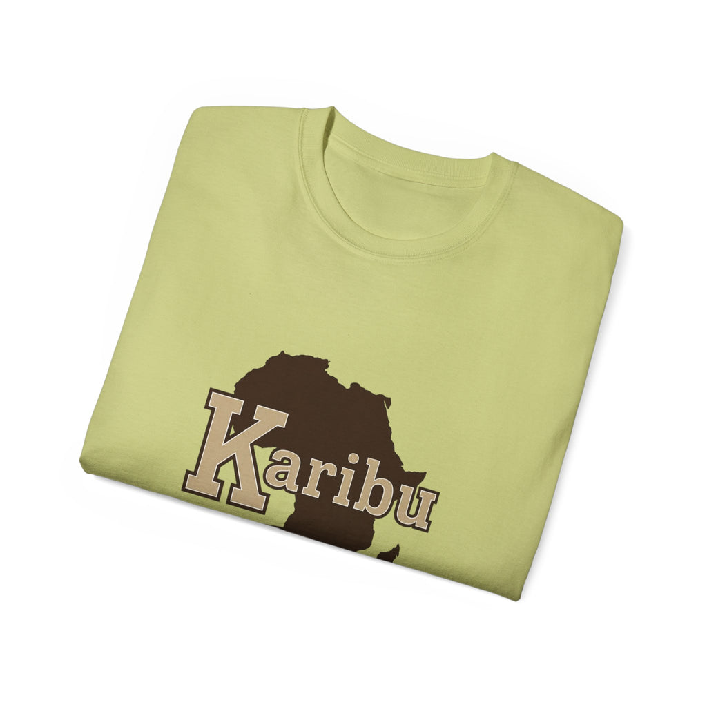Karibu Africa Map T-Shirt — Est. 2018 Welcome Tee