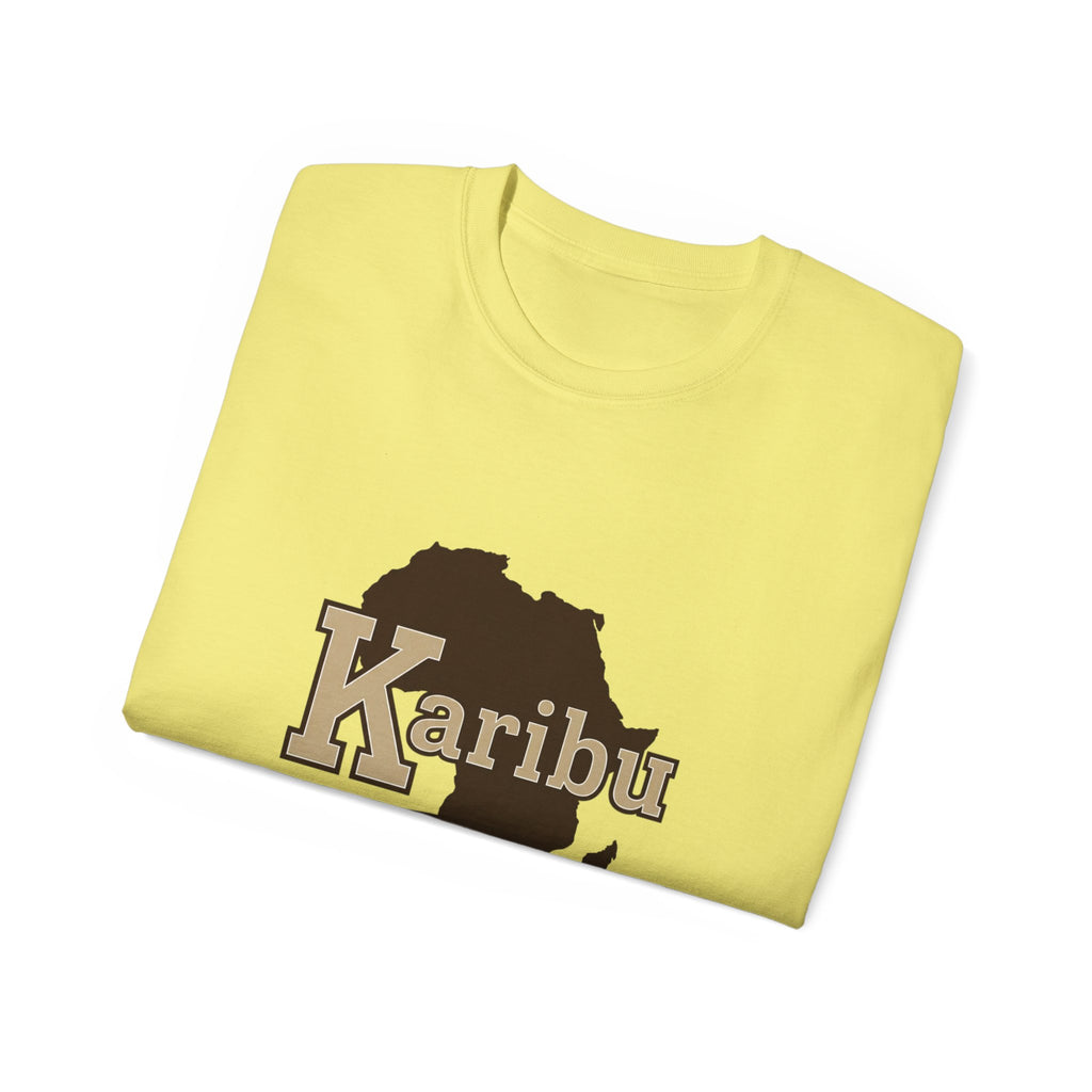 Karibu Africa Map T-Shirt — Est. 2018 Welcome Tee