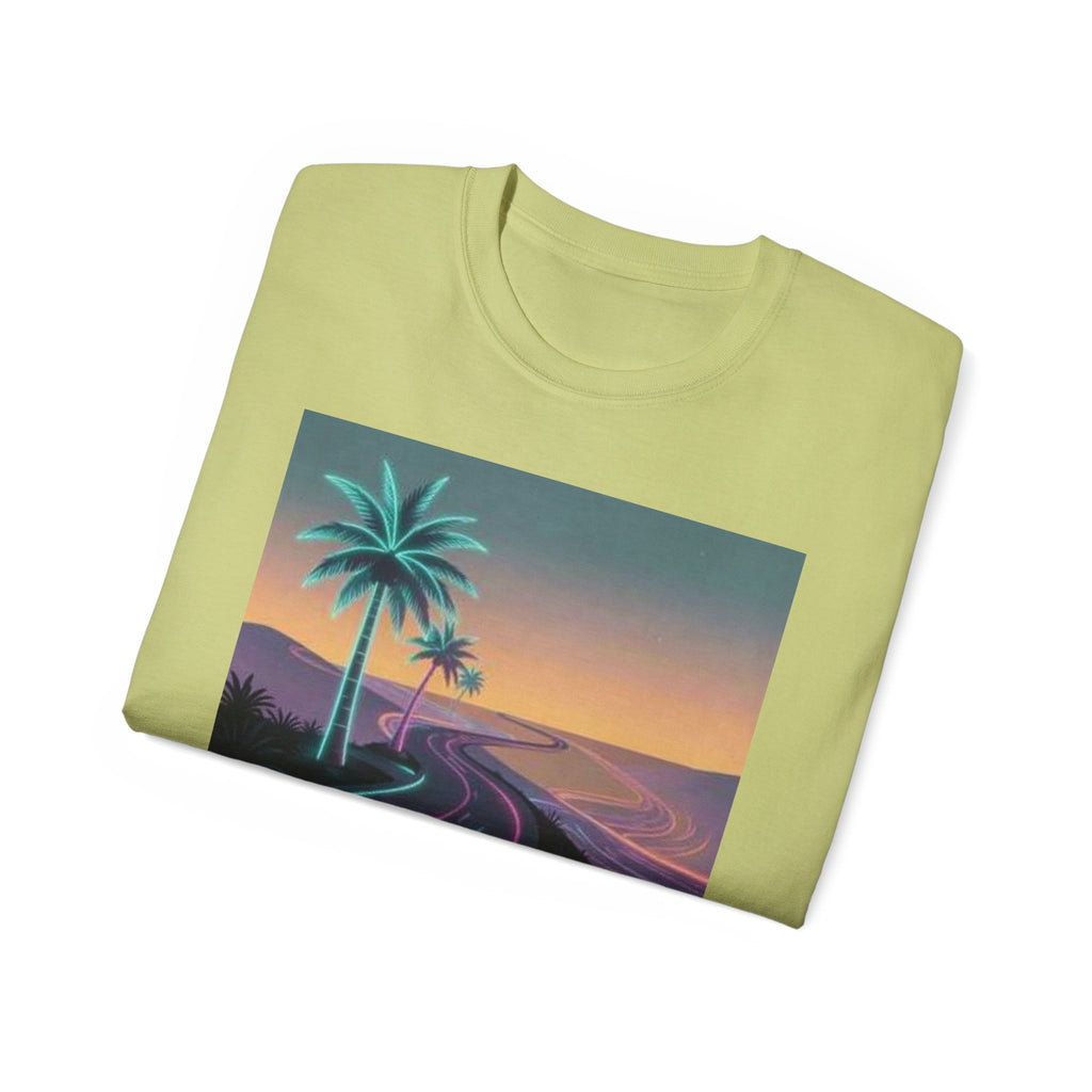 Retro Sunset Road T‑Shirt