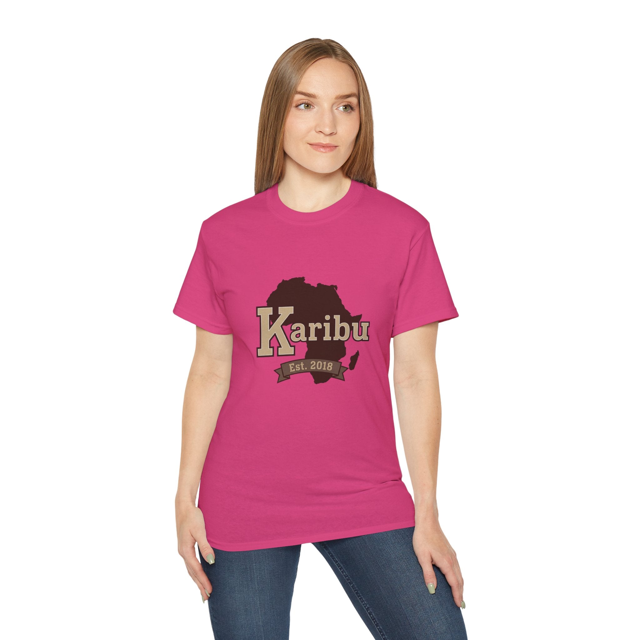 Karibu Africa Map T-Shirt — Est. 2018 Welcome Tee