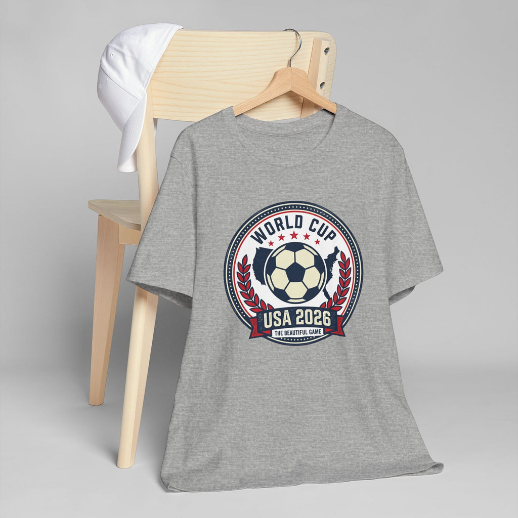 World Cup USA 2026 Soccer T-Shirt – 'The Beautiful Game' Fan Tee