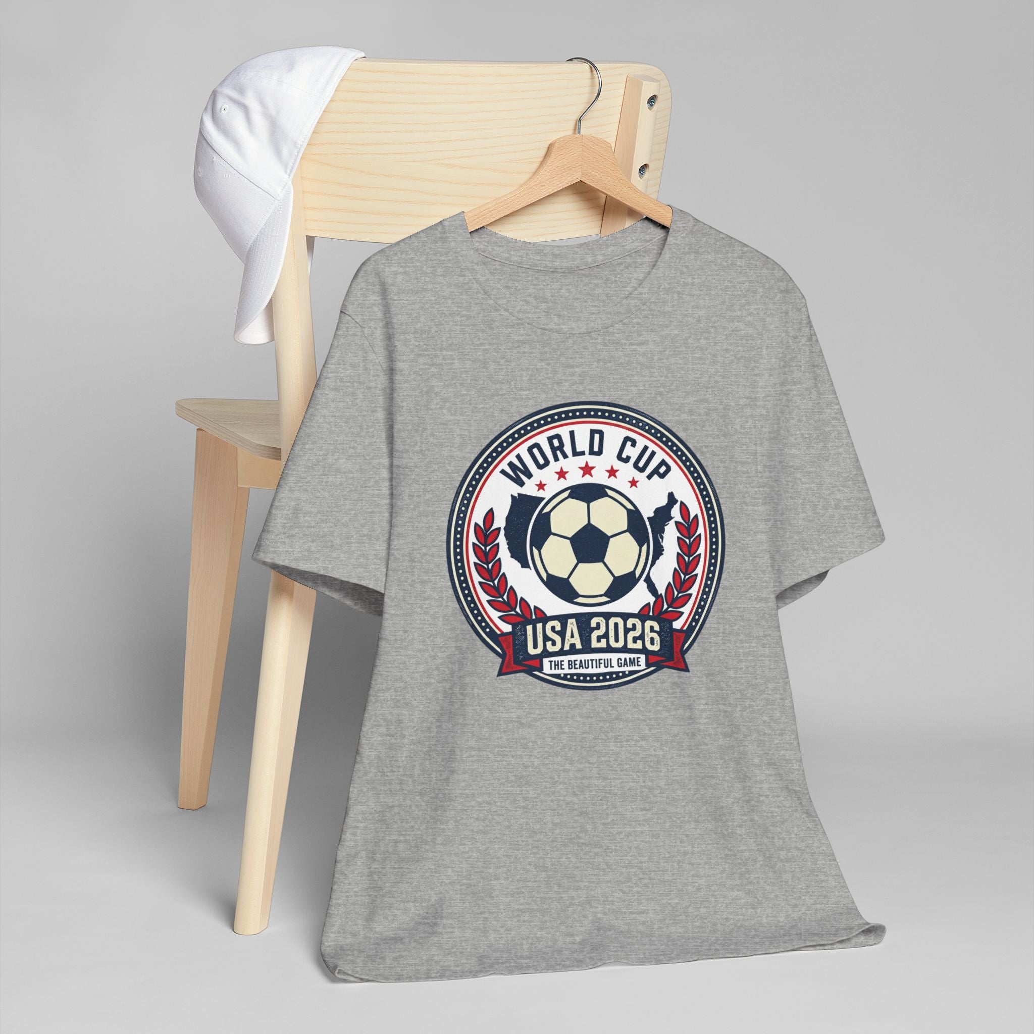 World Cup USA 2026 Soccer T-Shirt – 'The Beautiful Game' Fan Tee
