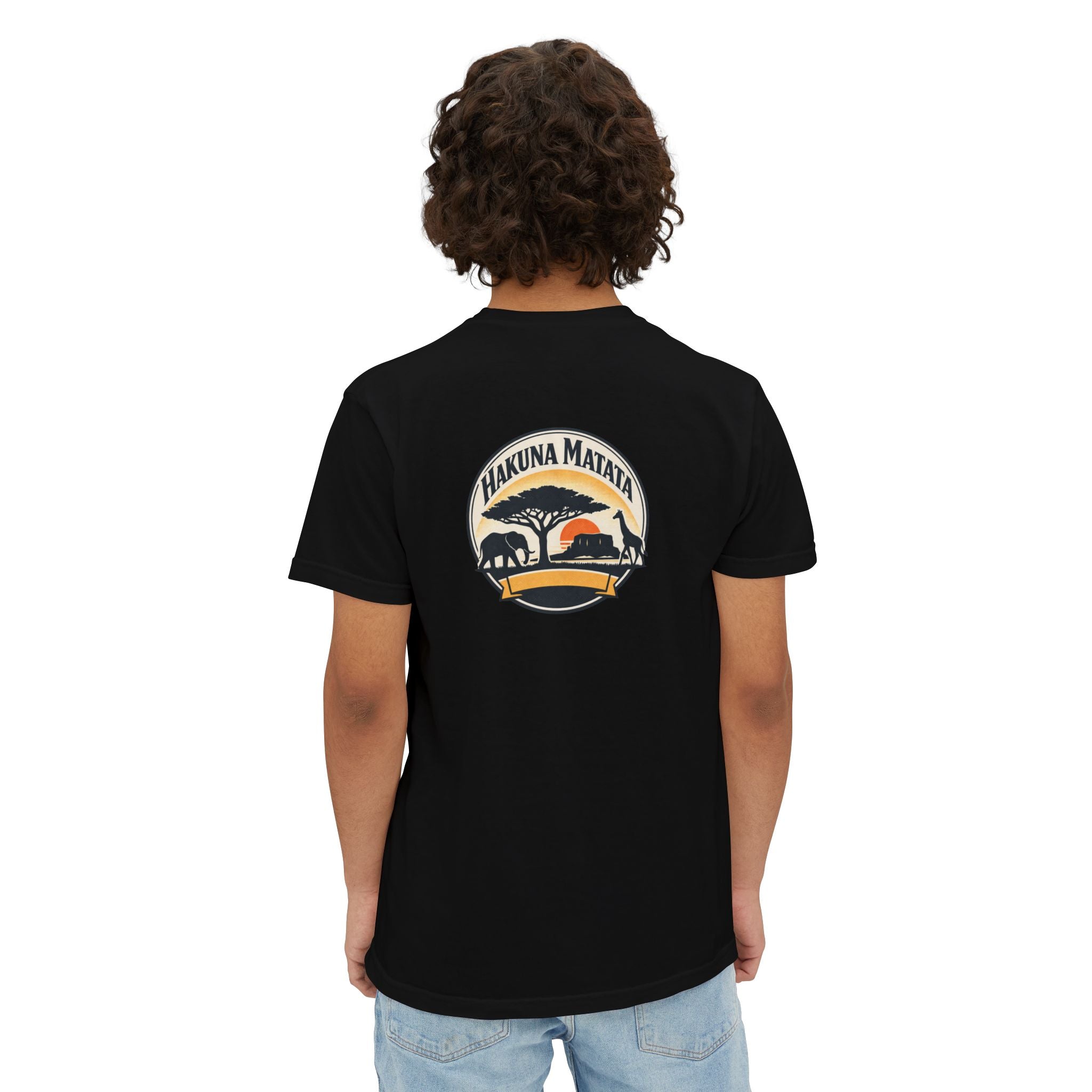 Hakuna Matata Pocket T‑Shirt — Retro Safari Graphic Tee