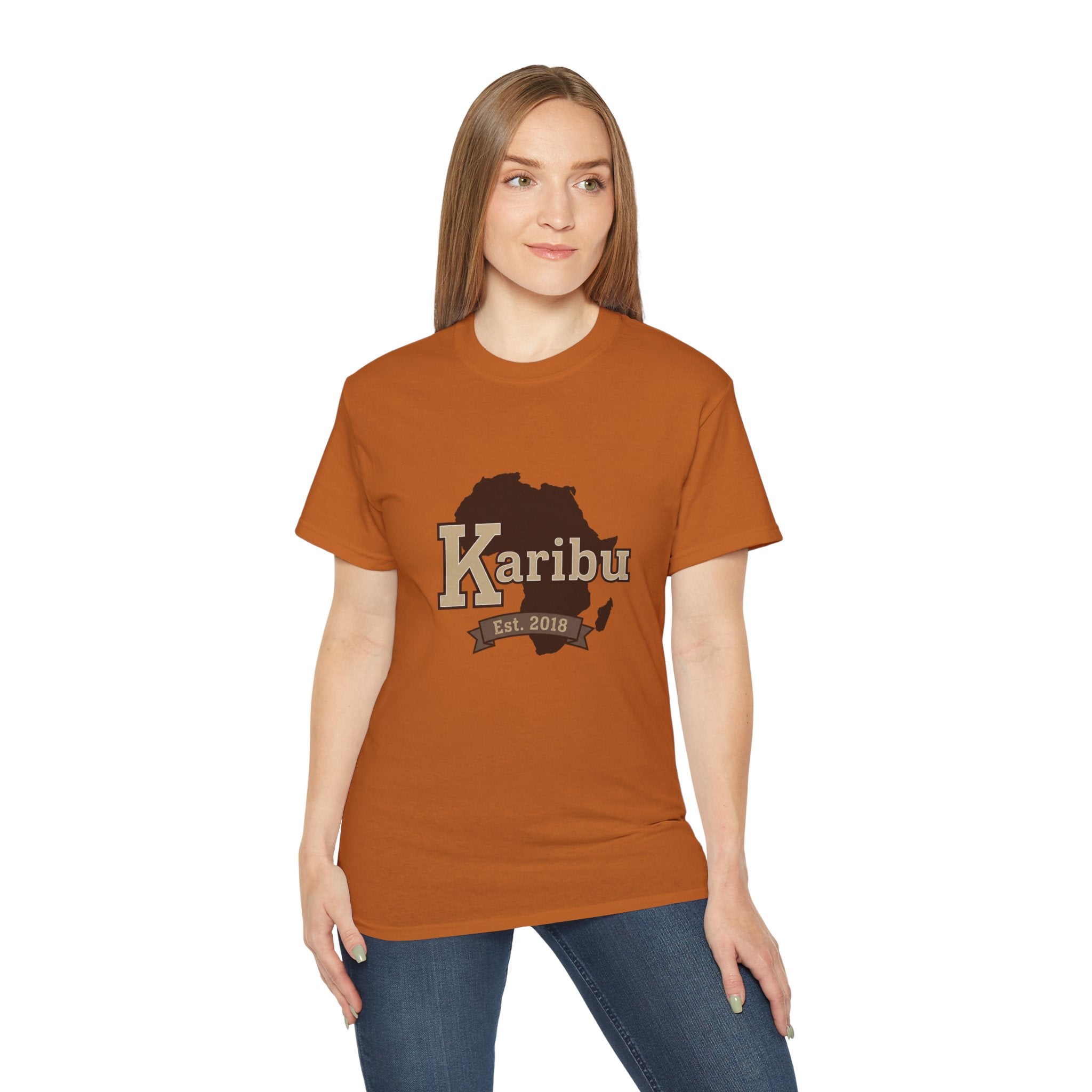 Karibu Africa Map T-Shirt — Est. 2018 Welcome Tee