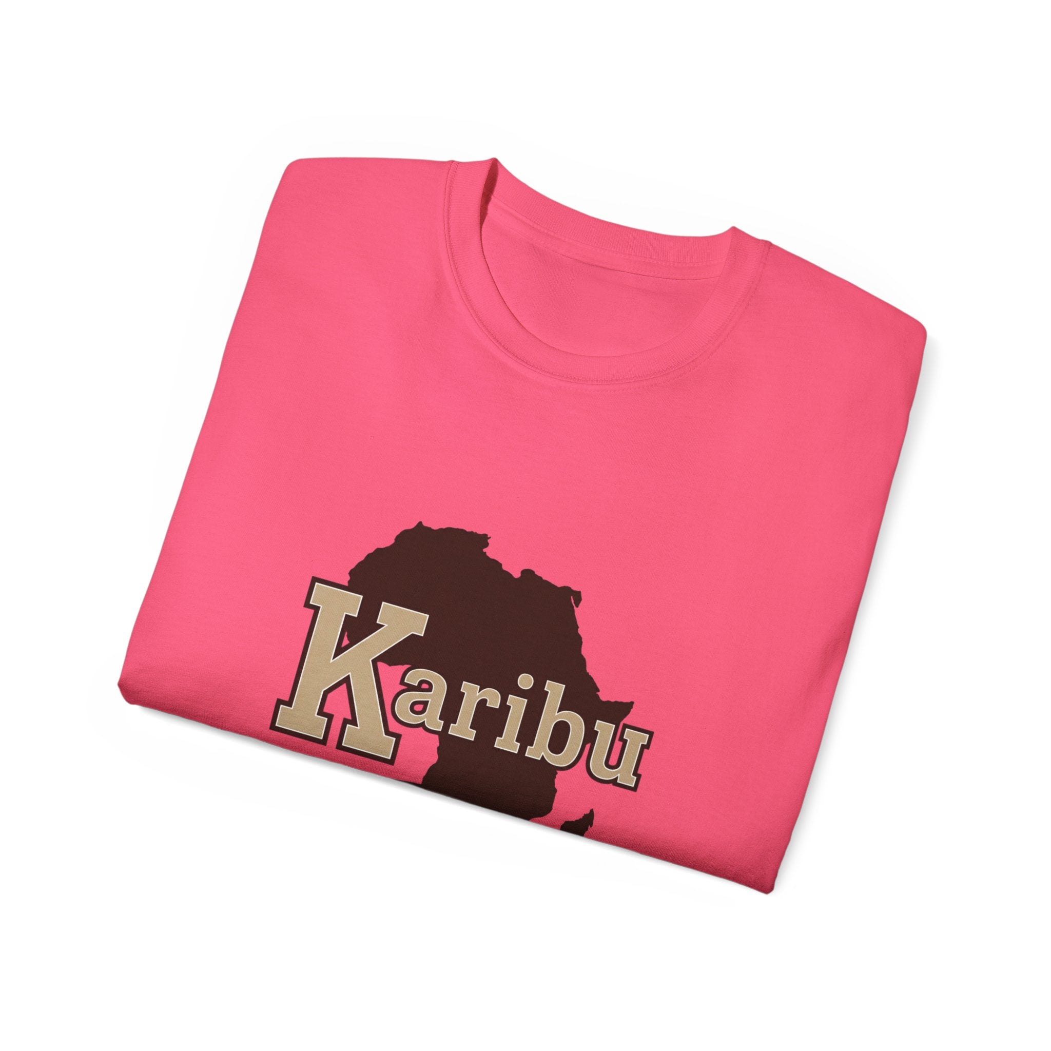 Karibu Africa Map T-Shirt — Est. 2018 Welcome Tee