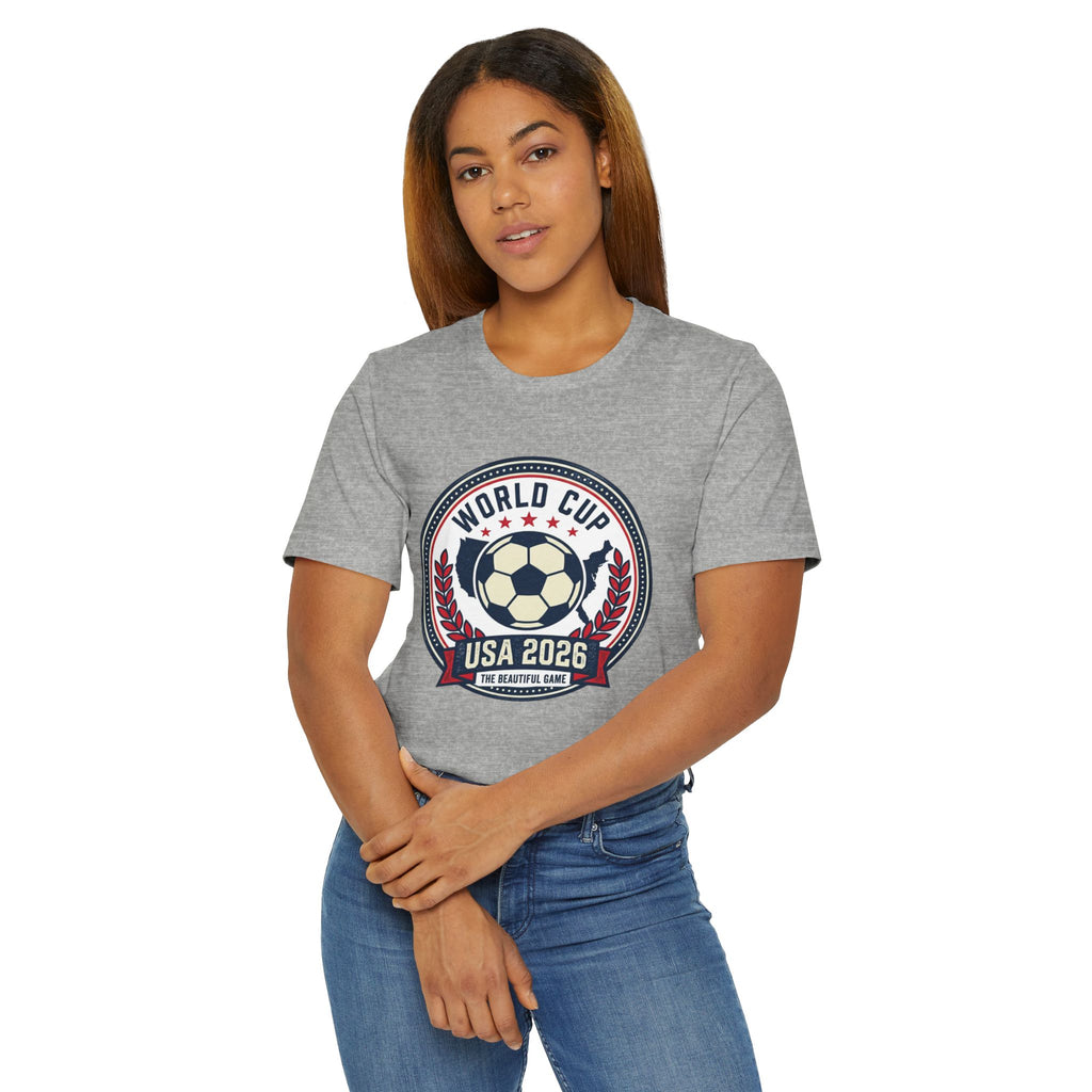 World Cup USA 2026 Soccer T-Shirt – 'The Beautiful Game' Fan Tee