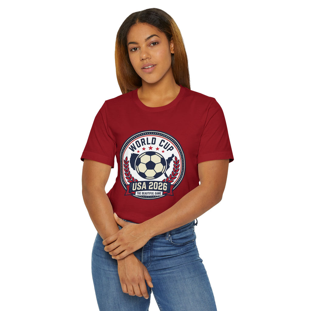 World Cup USA 2026 Soccer T-Shirt – 'The Beautiful Game' Fan Tee