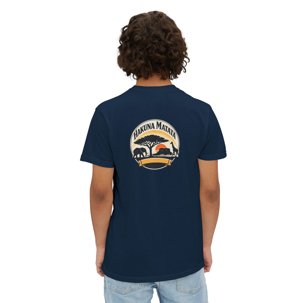 Hakuna Matata Pocket T‑Shirt — Retro Safari Graphic Tee