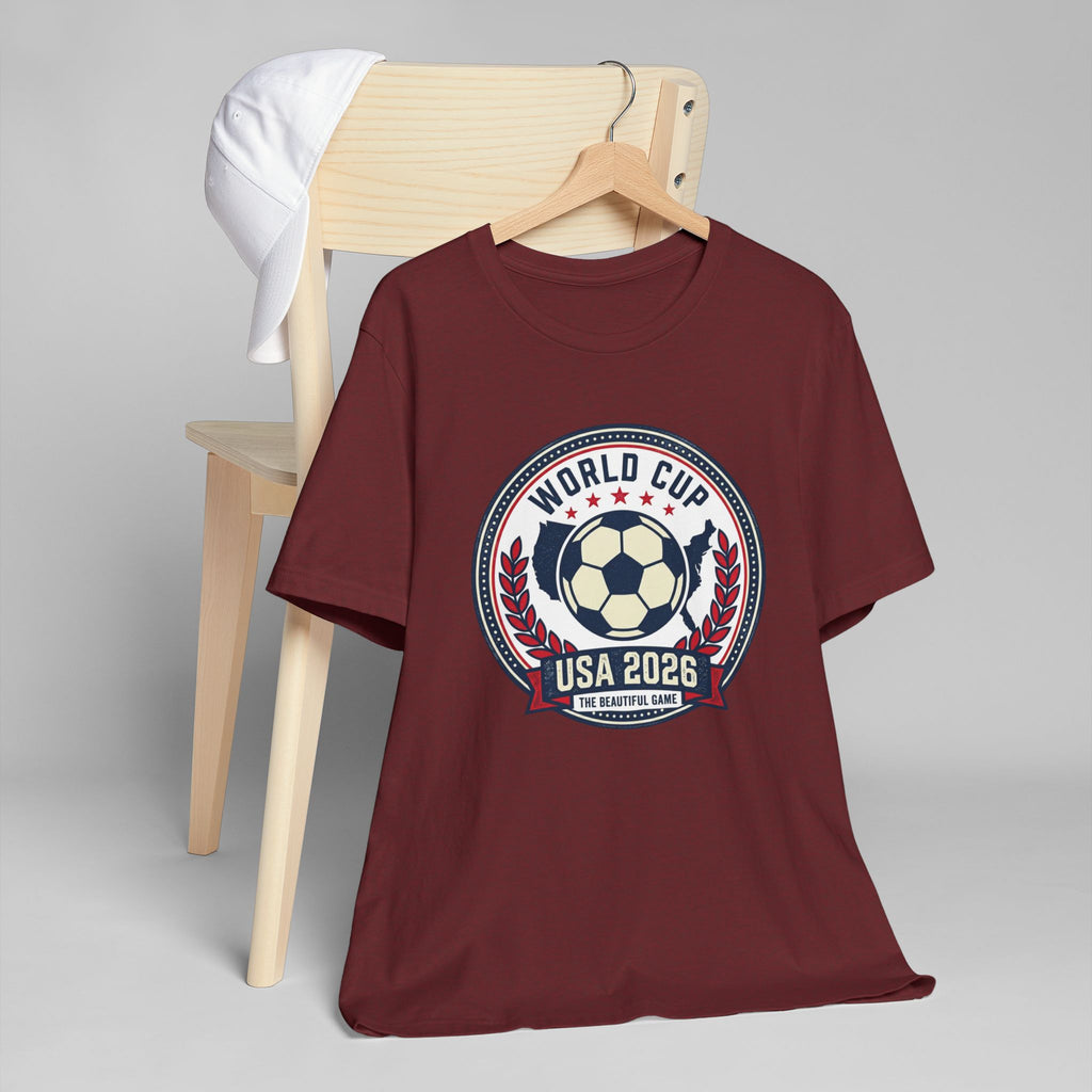 World Cup USA 2026 Soccer T-Shirt – 'The Beautiful Game' Fan Tee