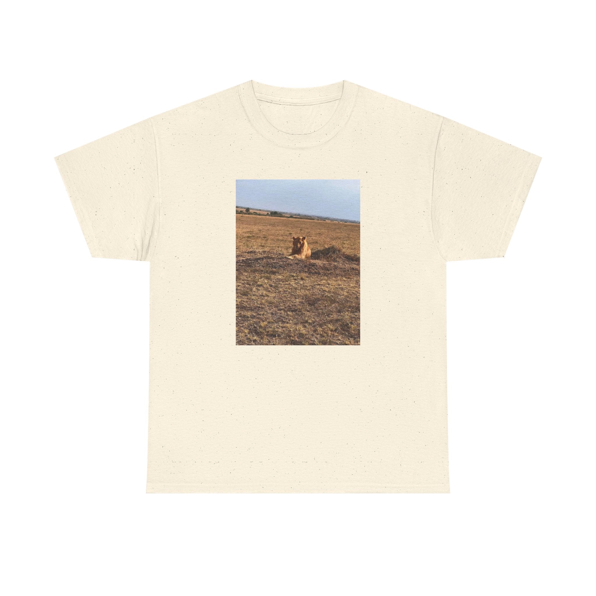 T-Shirt — Vintage Field Photo Tee (Lone Haystack Landscape)