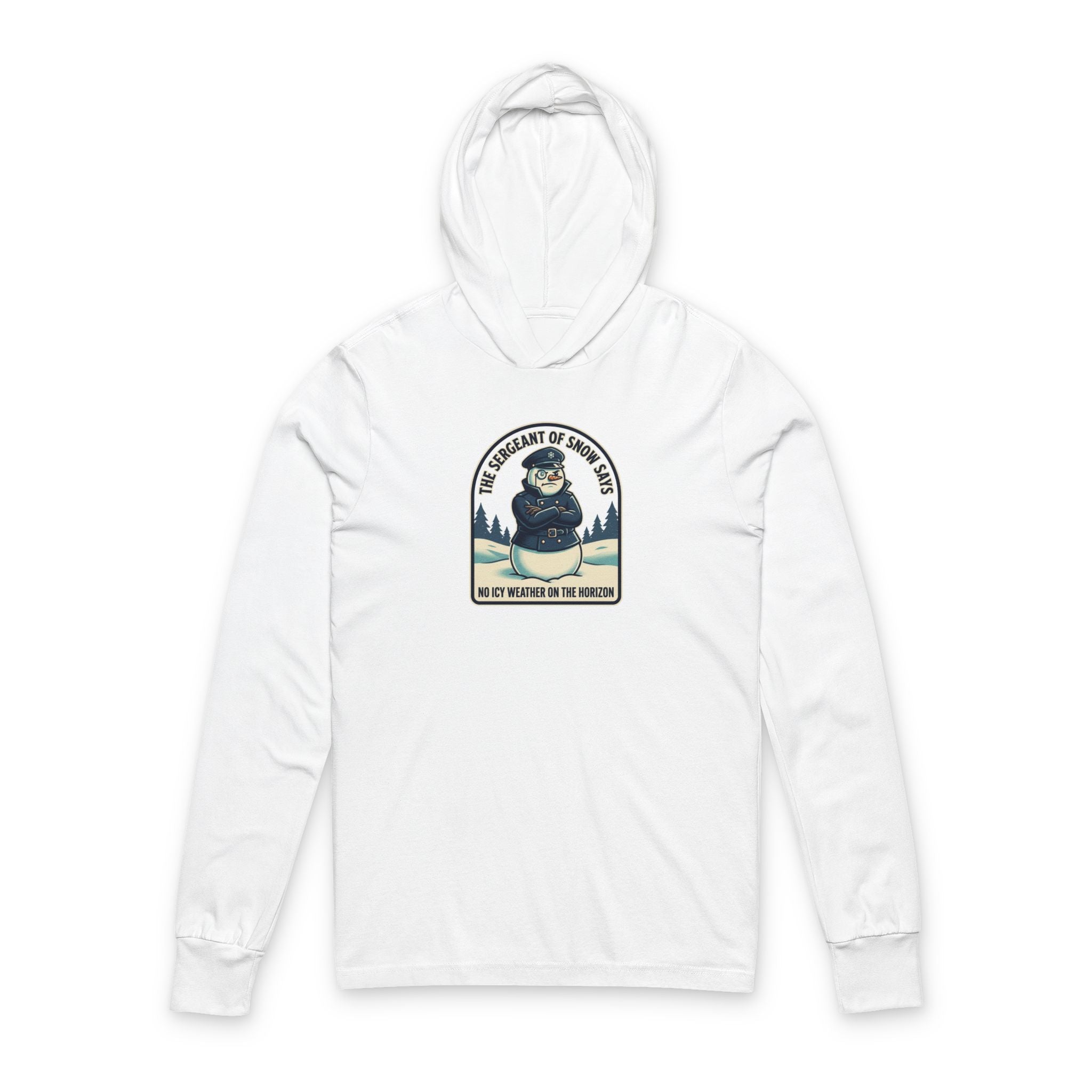 Long Sleeve Tee — 'Be Stronger Than Your Storm' Graphic Hooded Tee