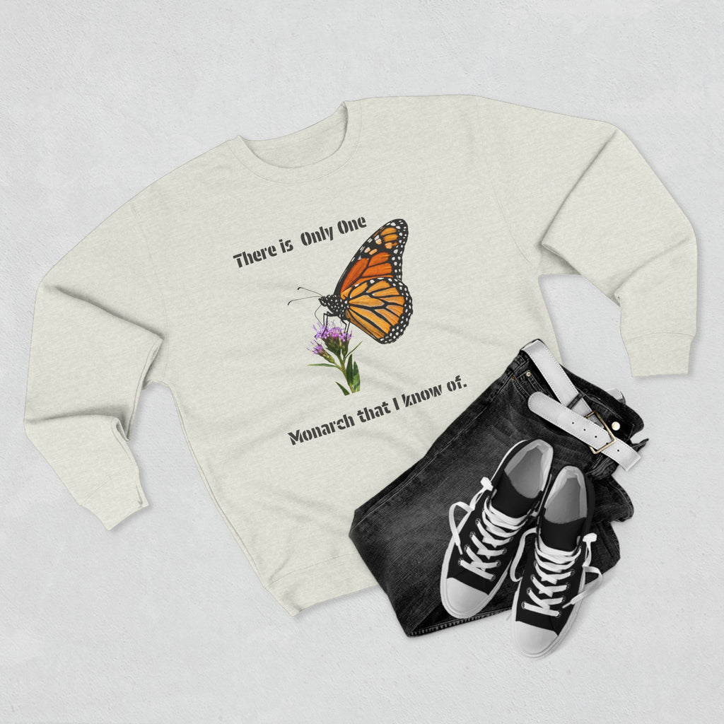 Monarch That I Know Of Sweatshirt — Butterfly Garden Crewneck