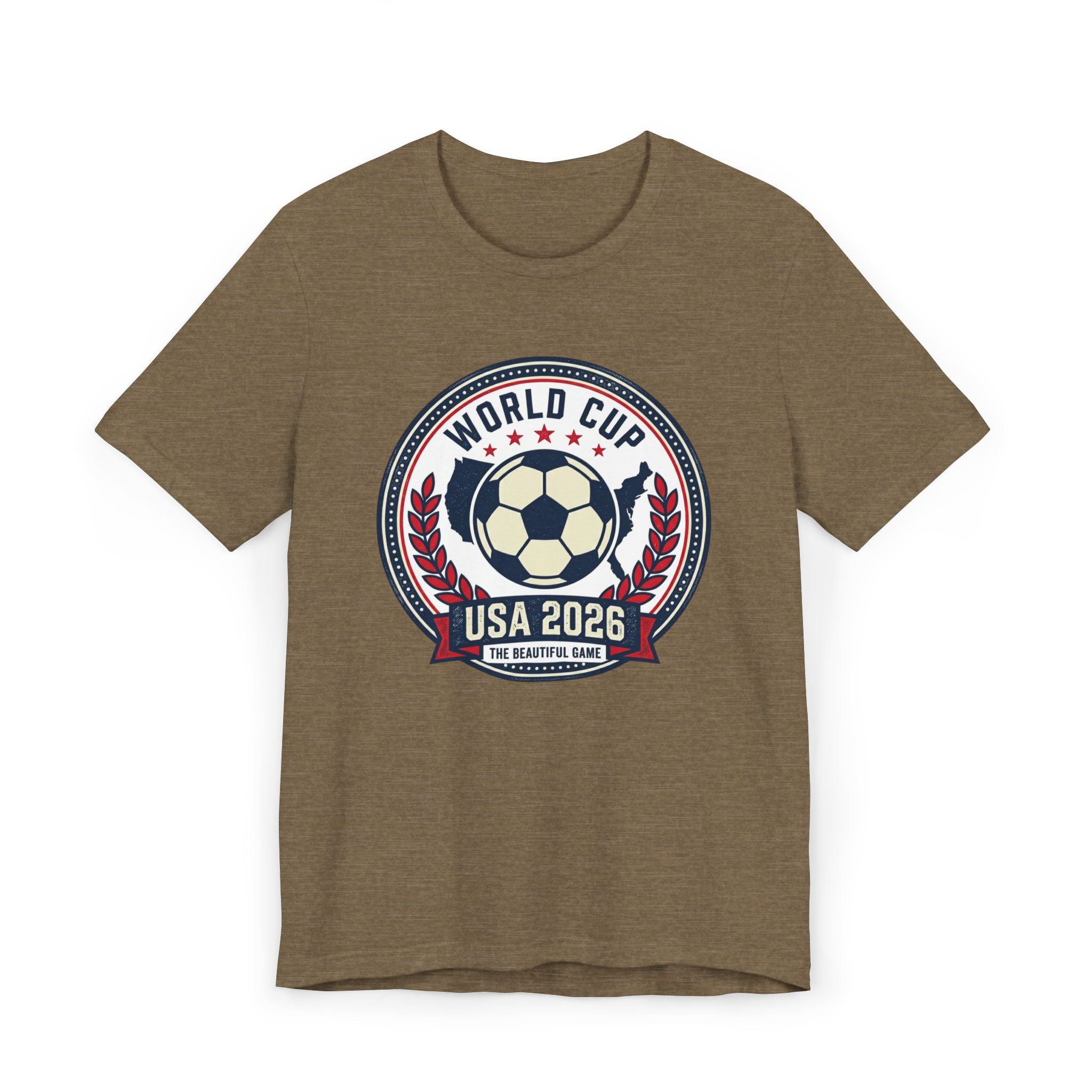 World Cup USA 2026 Soccer T-Shirt – 'The Beautiful Game' Fan Tee