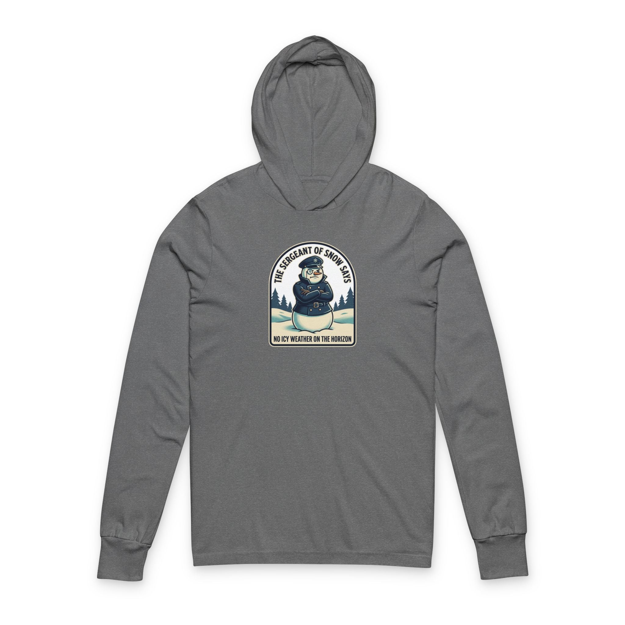 Long Sleeve Tee — 'Be Stronger Than Your Storm' Graphic Hooded Tee