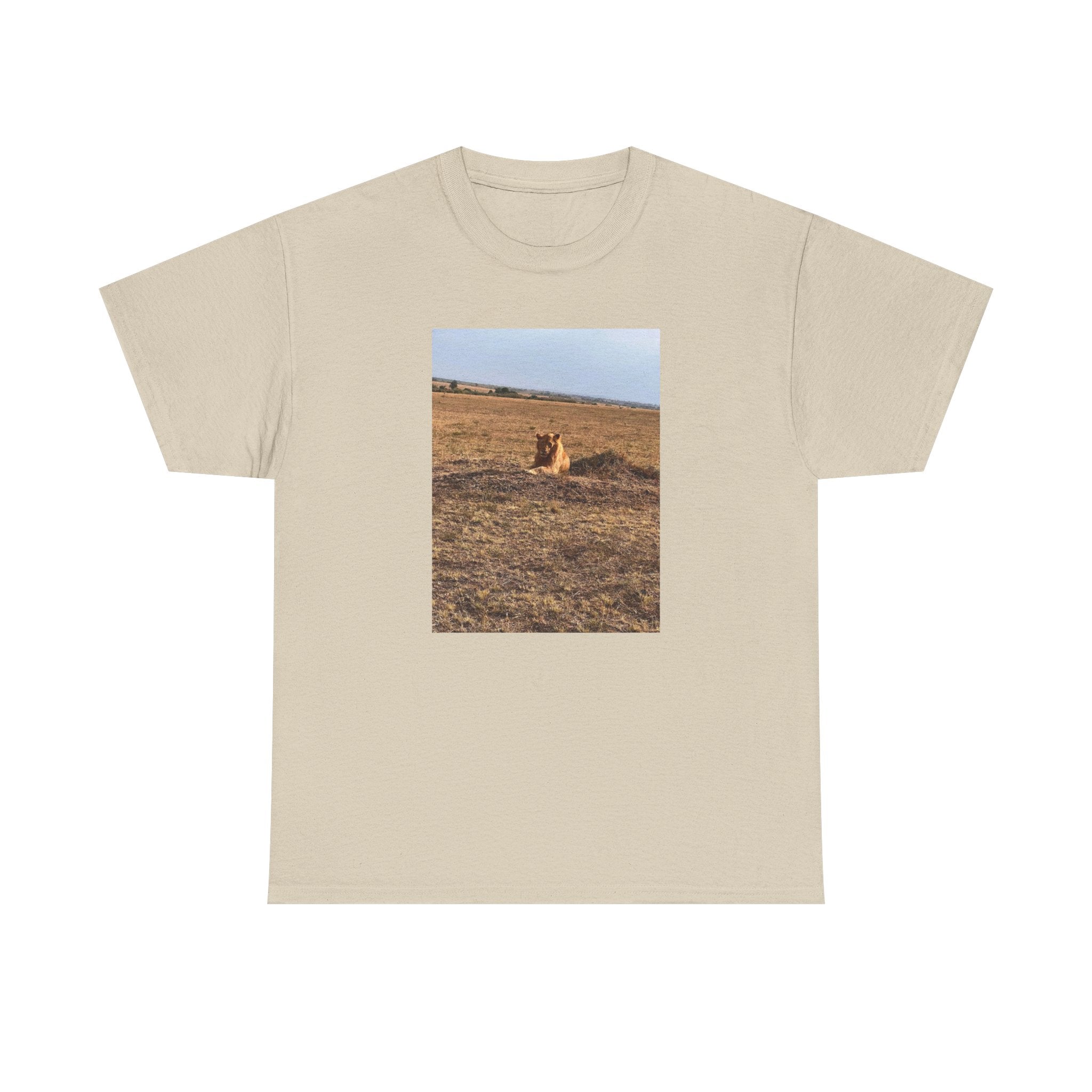 T-Shirt — Vintage Field Photo Tee (Lone Haystack Landscape)