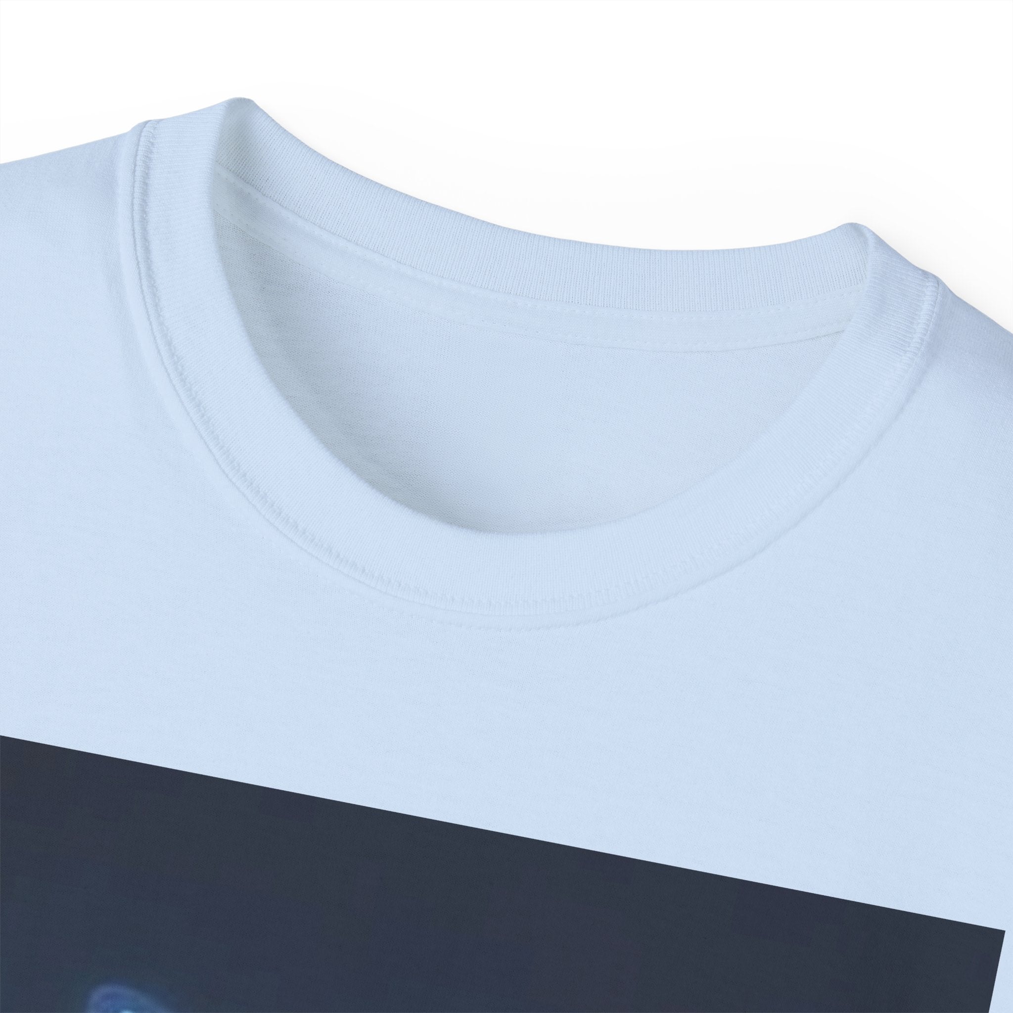 Mystic Neon Butterfly T‑Shirt — Glowing Cityscape Graphic Tee