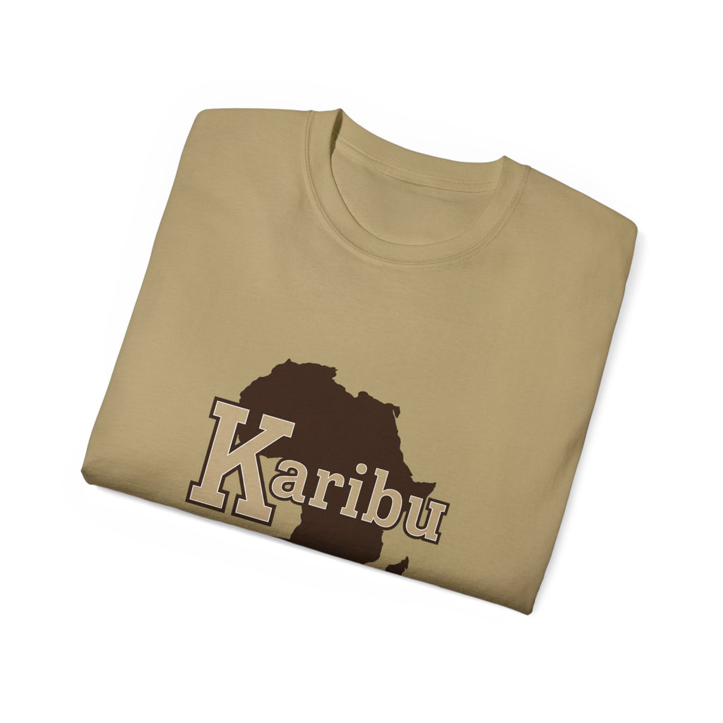 Karibu Africa Map T-Shirt — Est. 2018 Welcome Tee