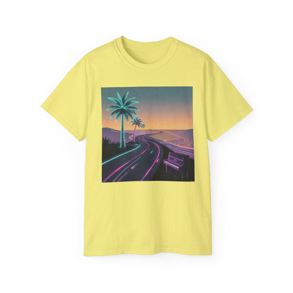 Retro Sunset Road T‑Shirt