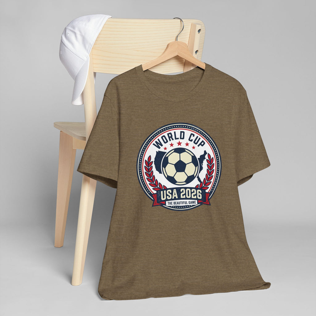 World Cup USA 2026 Soccer T-Shirt – 'The Beautiful Game' Fan Tee
