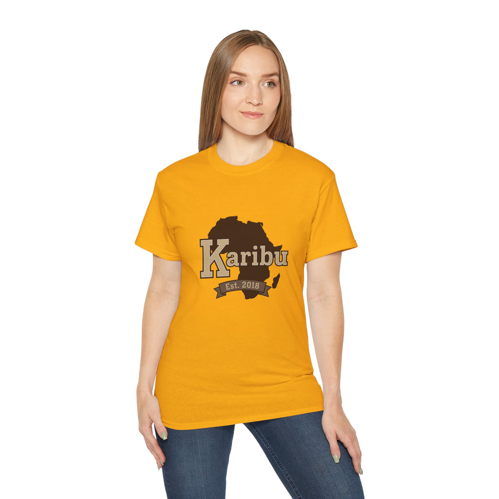 Karibu Africa Map T-Shirt — Est. 2018 Welcome Tee