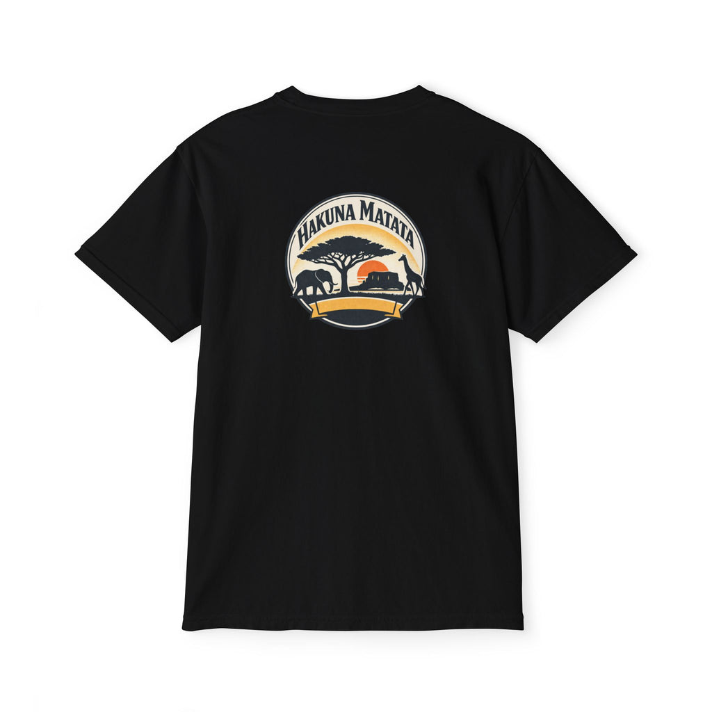 Hakuna Matata Pocket T‑Shirt — Retro Safari Graphic Tee