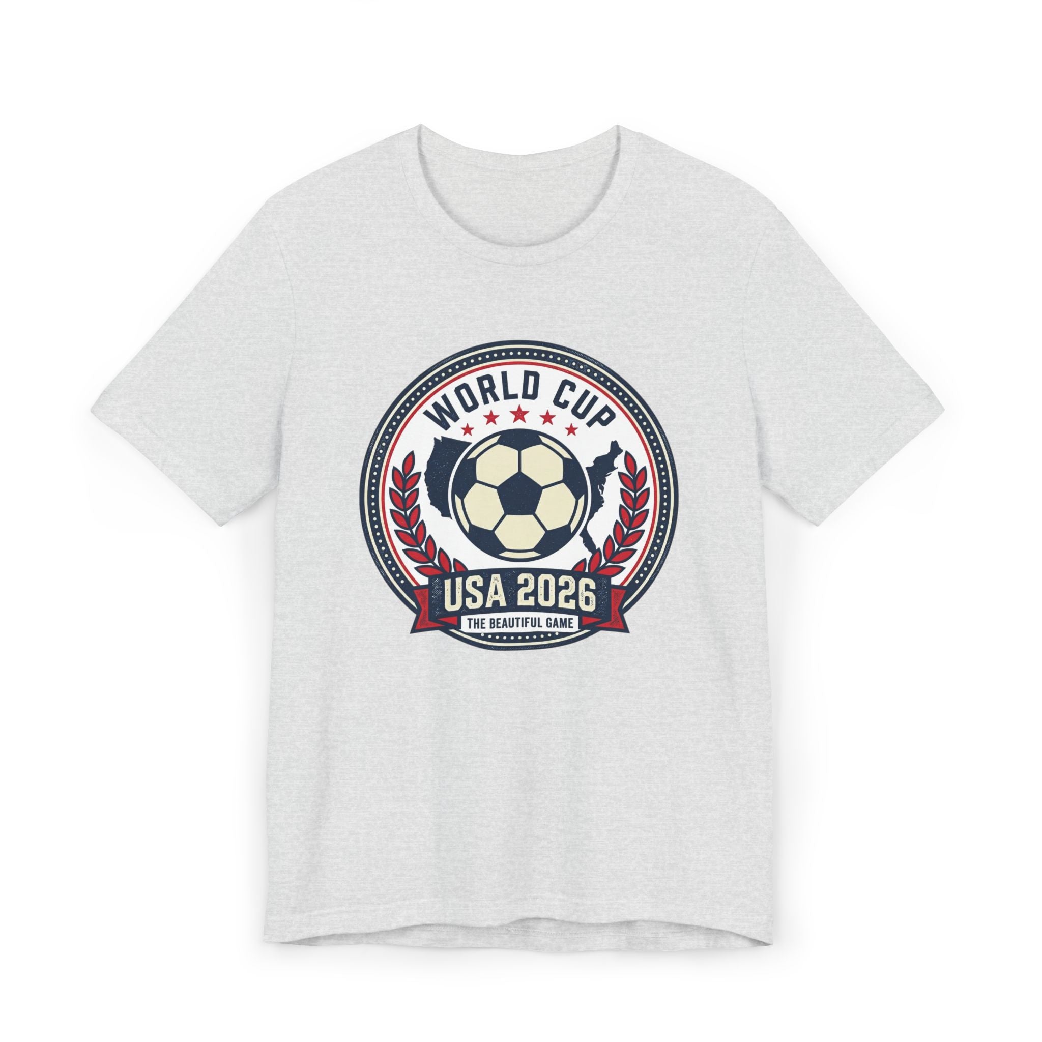 World Cup USA 2026 Soccer T-Shirt – 'The Beautiful Game' Fan Tee