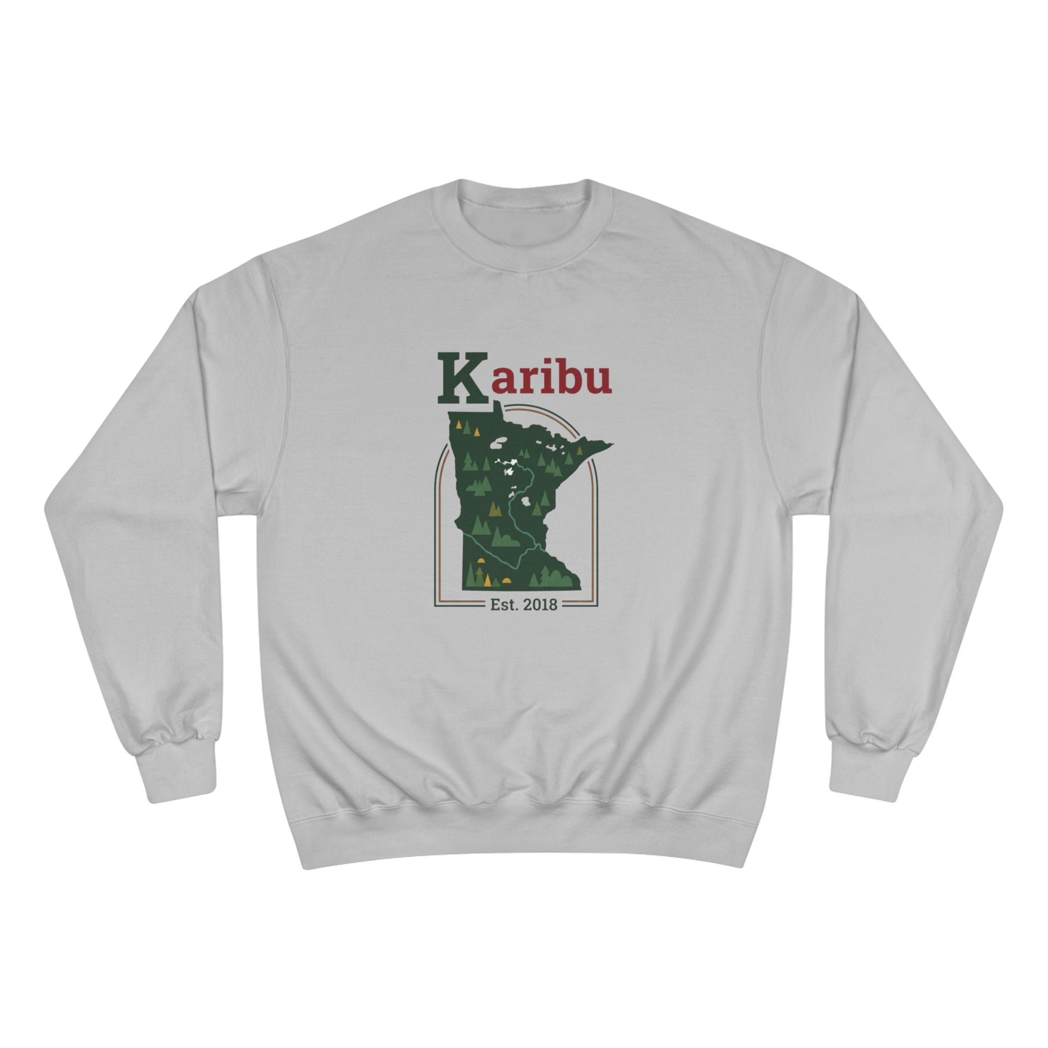 Sweatshirt — Karibu Minnesota Graphic Crewneck (Est. 2018)