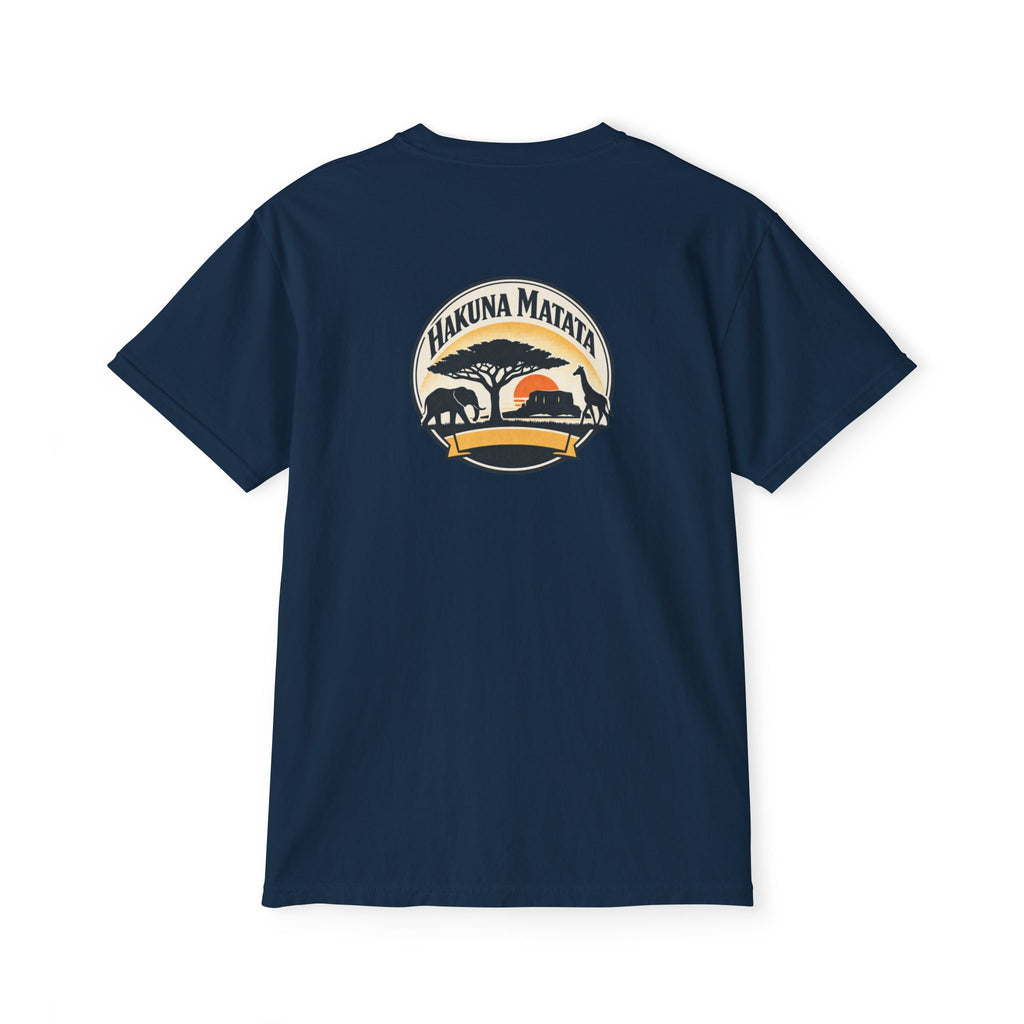 Hakuna Matata Pocket T‑Shirt — Retro Safari Graphic Tee