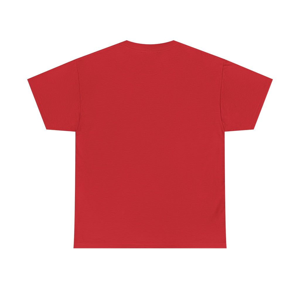 Vintage Herald Shield T-Shirt-Red, Gold, and Green Theme.