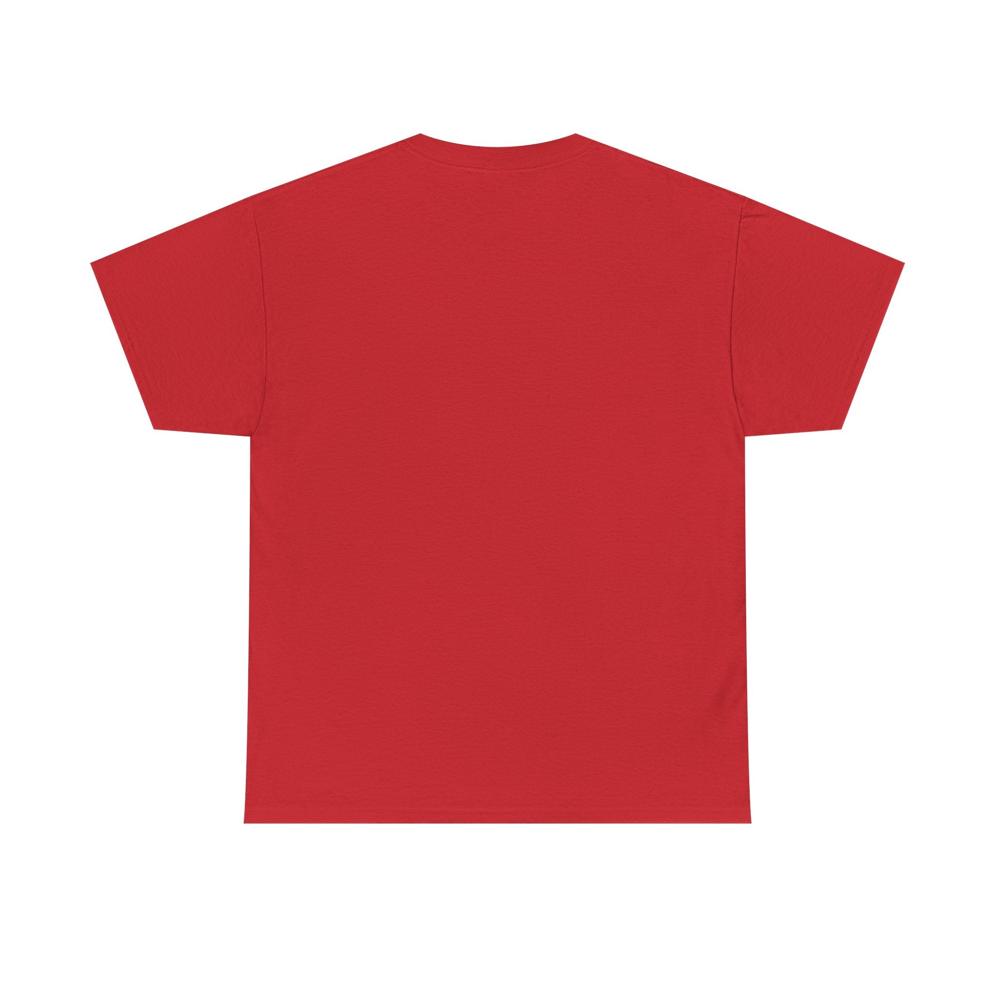 Vintage Herald Shield T-Shirt-Red, Gold, and Green Theme.