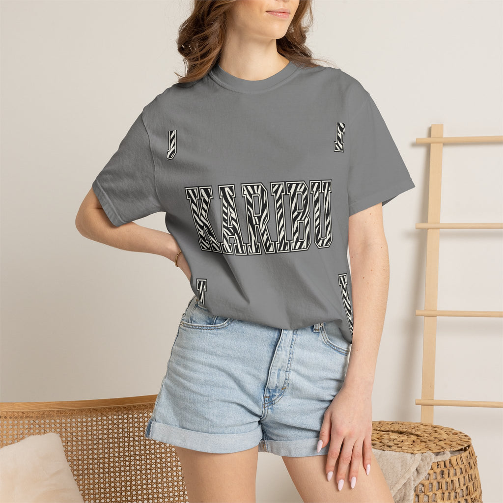 Karibu Zebra-Pattern T-Shirt