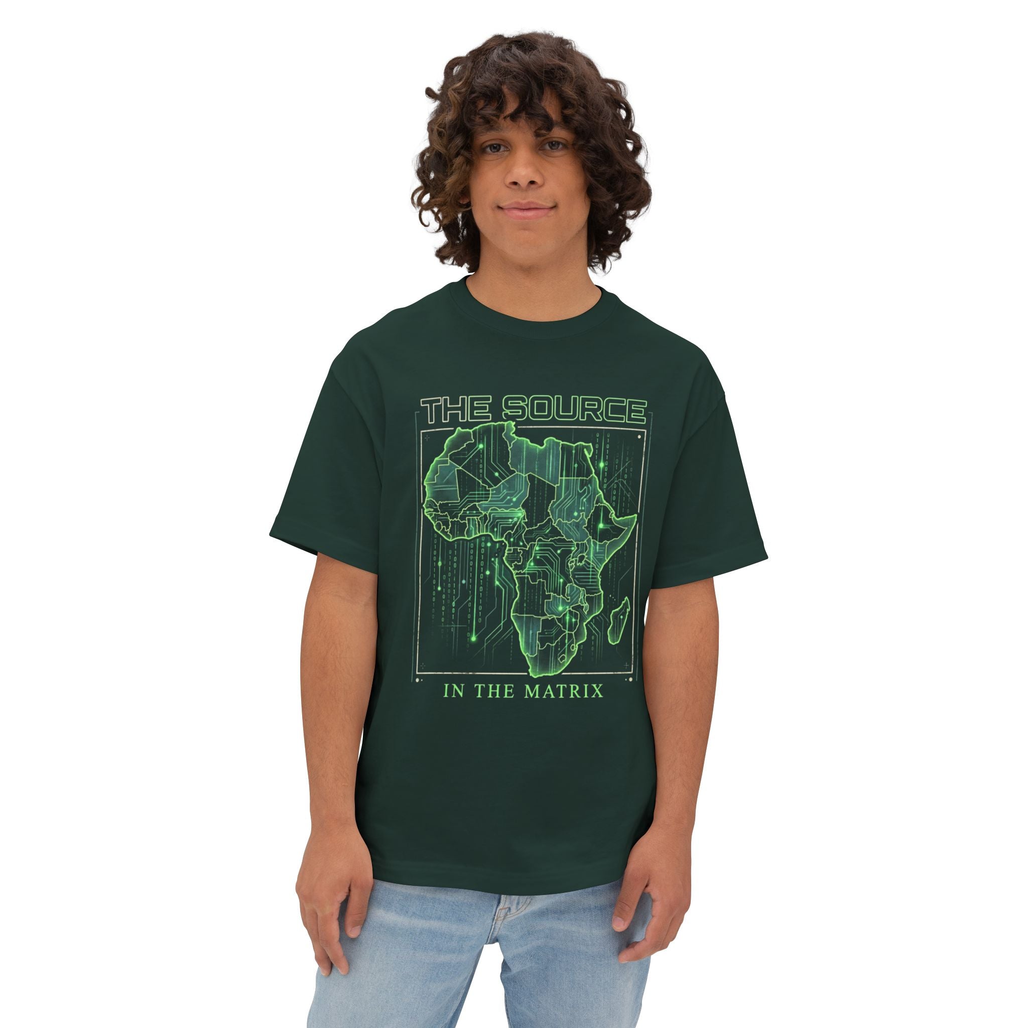 T-Shirt — "The Source: In the Matrix" Africa Tech Graphic Tee