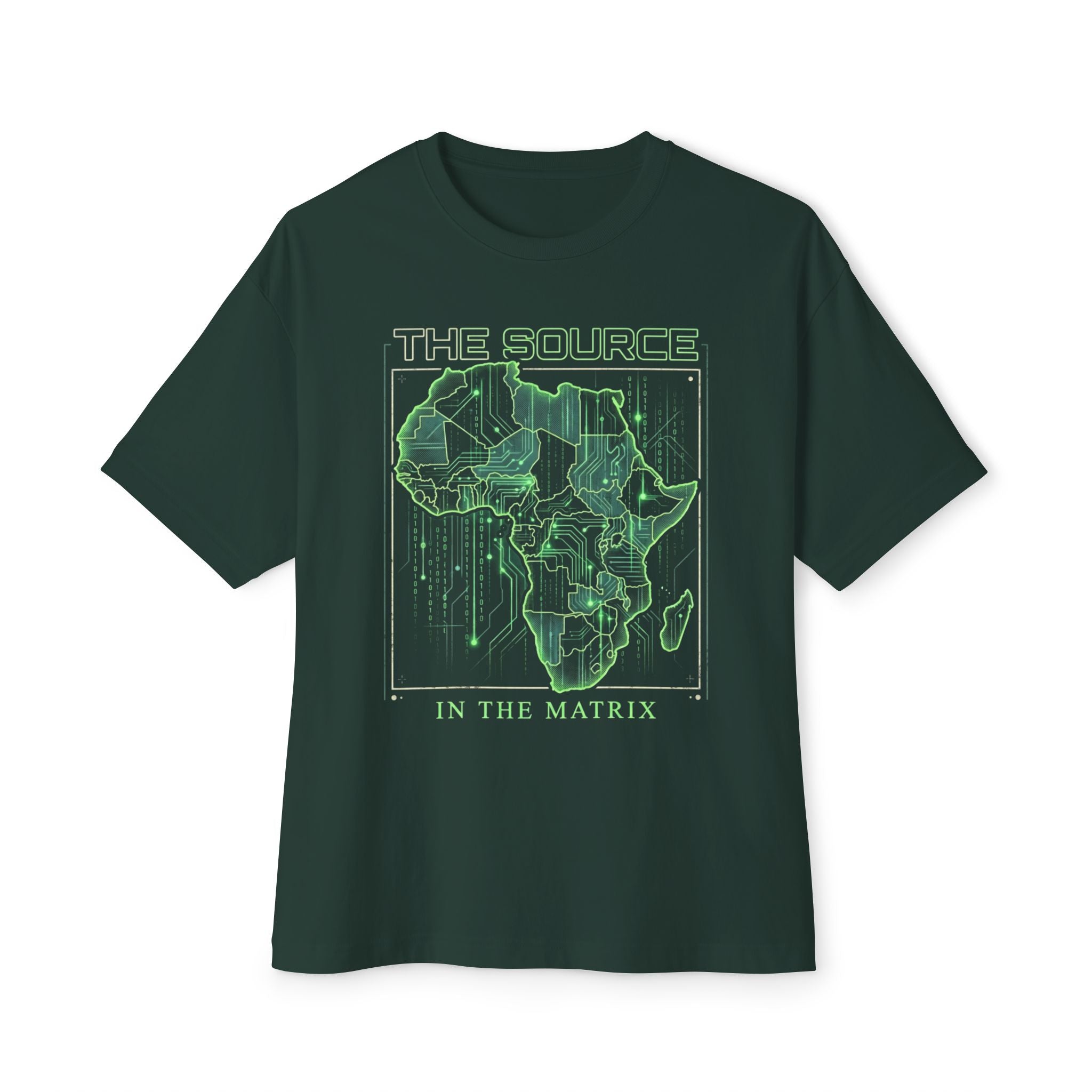 T-Shirt — "The Source: In the Matrix" Africa Tech Graphic Tee