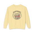 Popcorn Night Crewneck Sweatshirt — “Get The Popcorn! Shit About to Go Down” Graphic