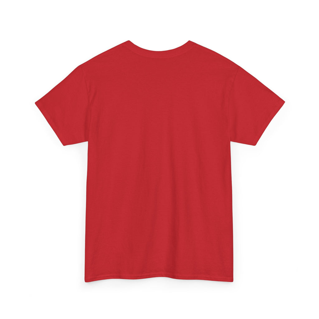Vintage Herald Shield T-Shirt-Red, Gold, and Green Theme.