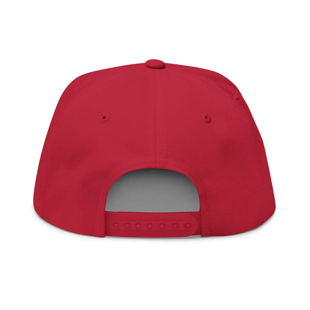 Karibu Embroidered Flat Bill Cap — African Safari Patch Snapback