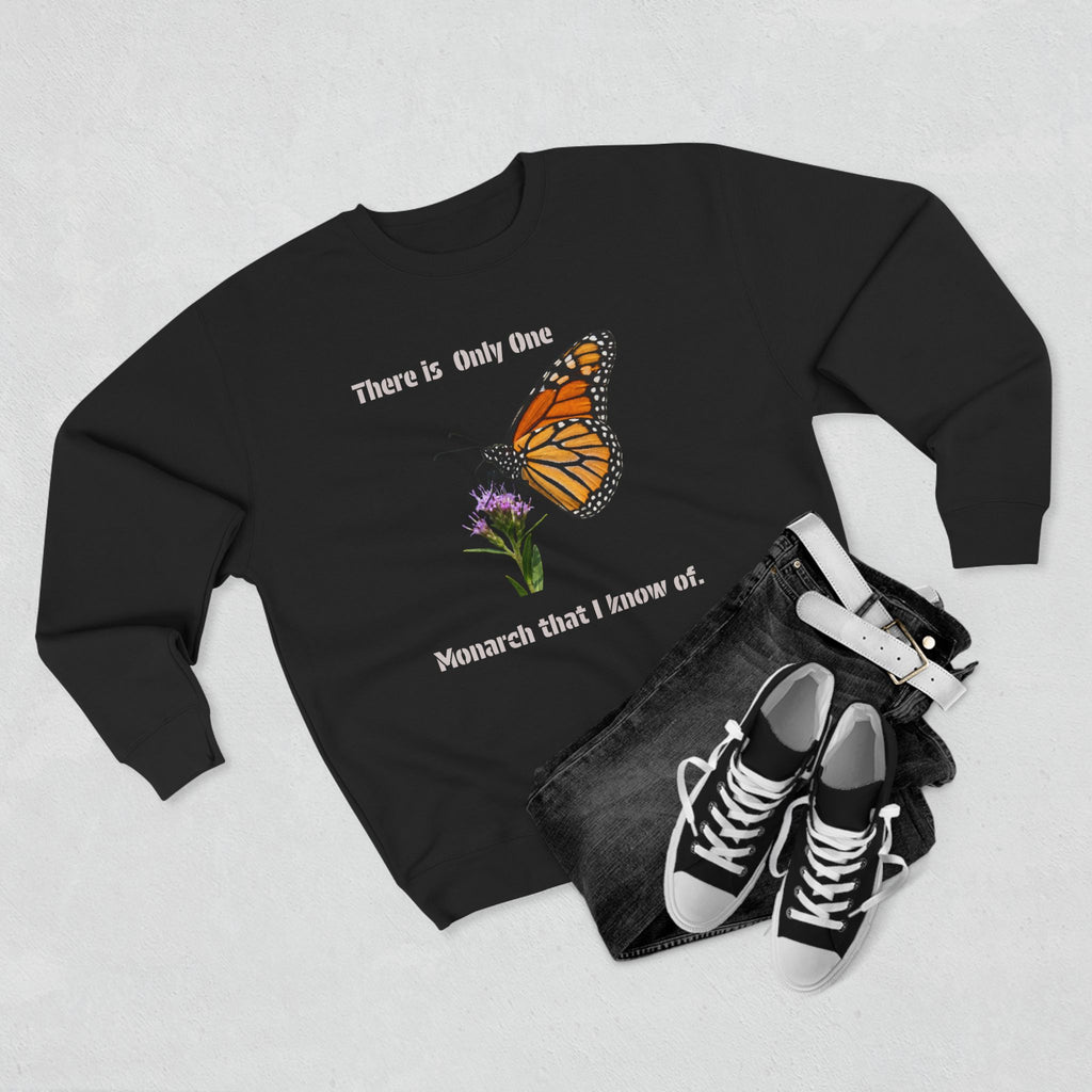 Monarch That I Know Of Sweatshirt — Butterfly Garden Crewneck