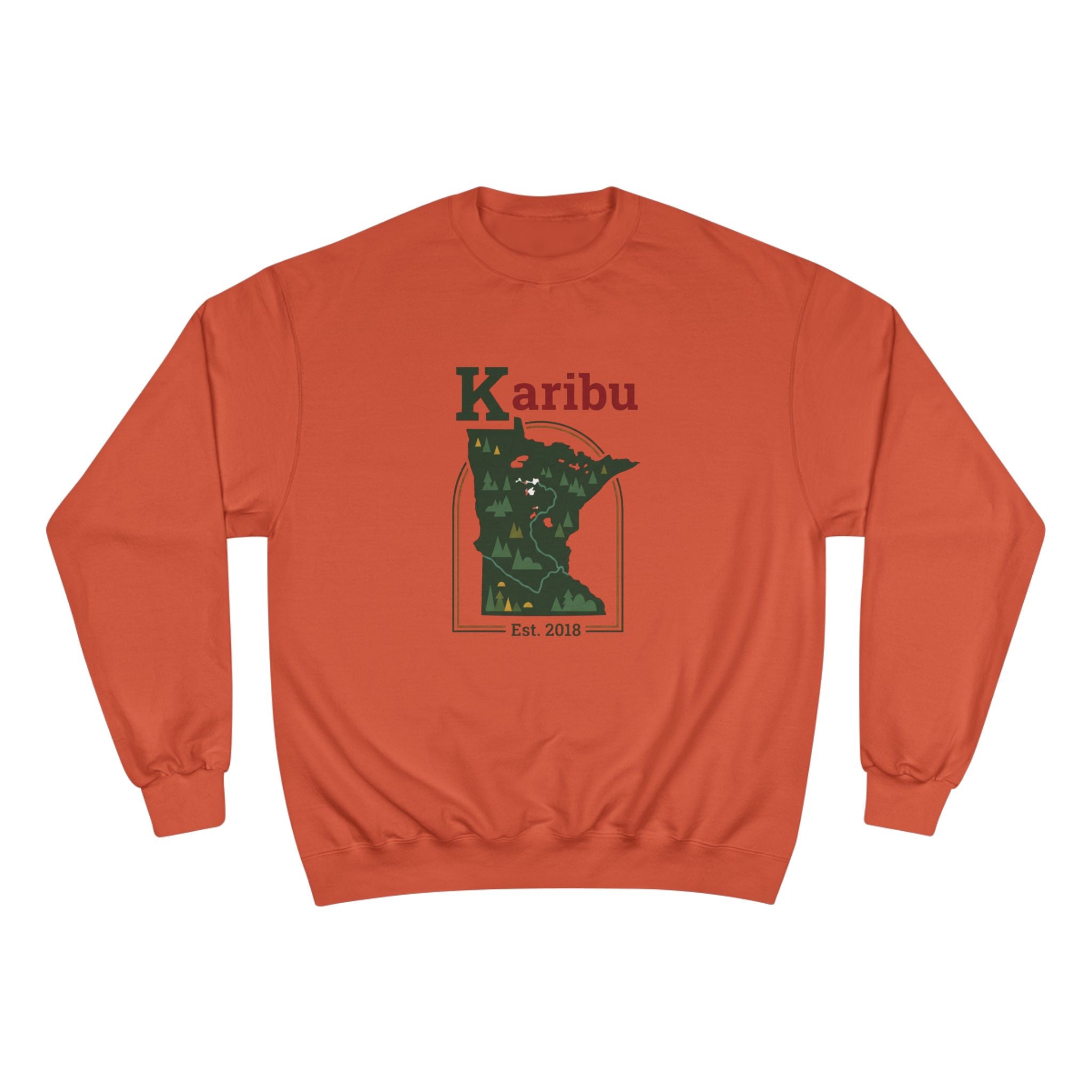 Sweatshirt — Karibu Minnesota Graphic Crewneck (Est. 2018)