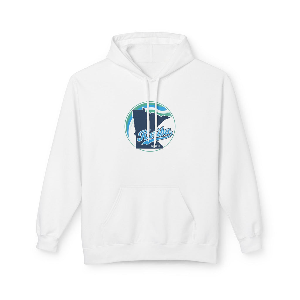 Retro Surf Whale Hoodie — 'Find the Way' Ocean Graphic Pullover