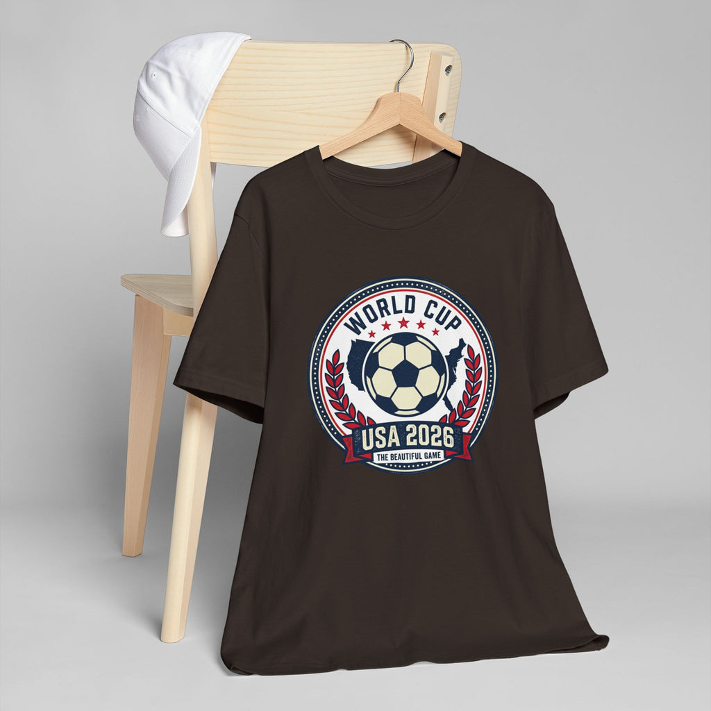 World Cup USA 2026 Soccer T-Shirt – 'The Beautiful Game' Fan Tee