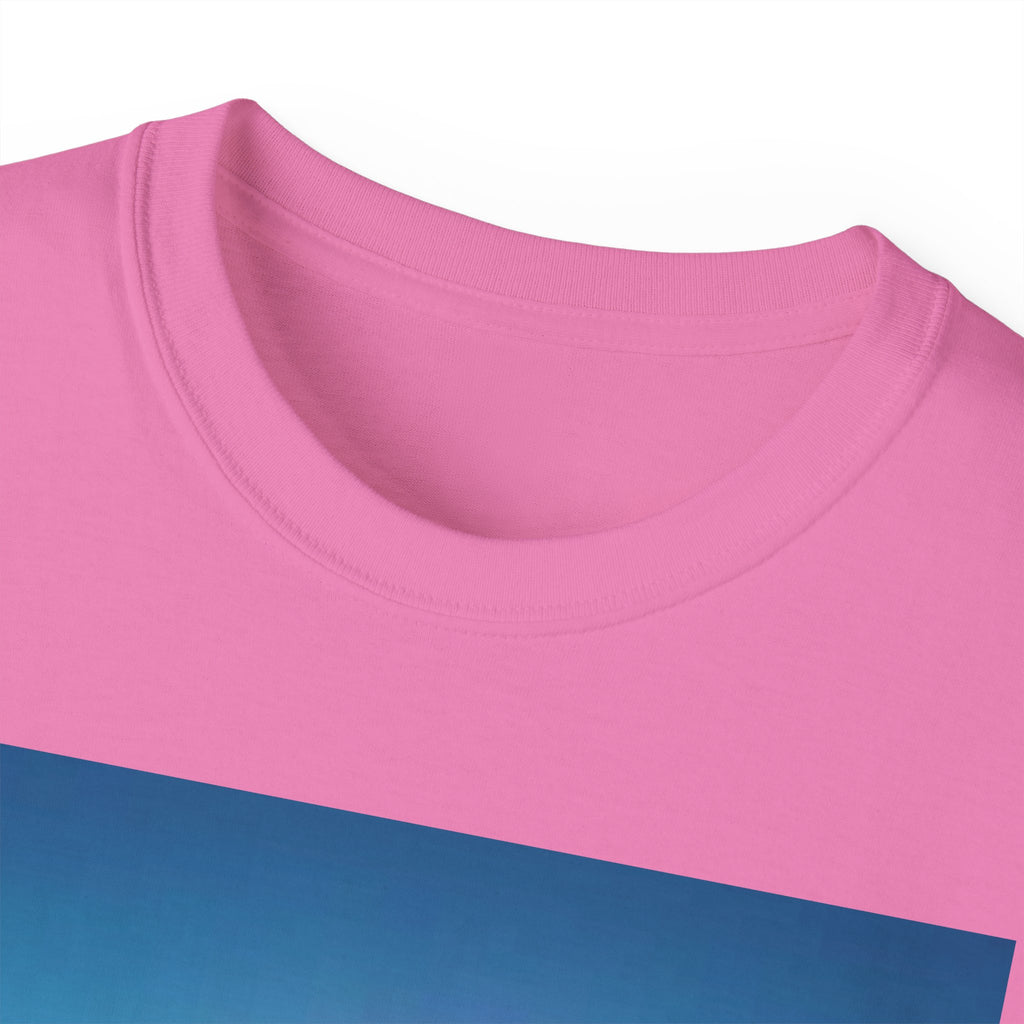 Retro Sunset Road T-Shirt — Neon Palm Beach Vibe