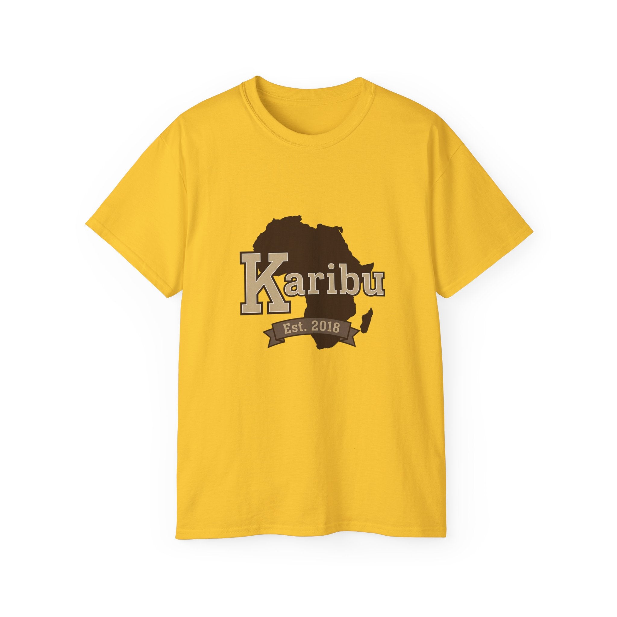 Karibu Africa Map T-Shirt — Est. 2018 Welcome Tee