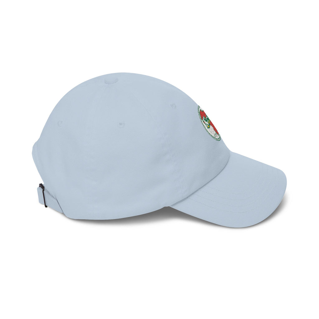 Dad Cap — Retro Strawberry 'Karibu' Embroidered Baseball Hat