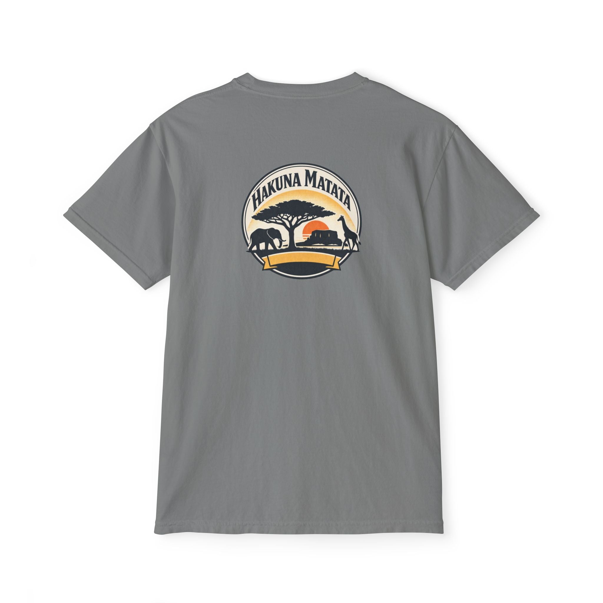 Hakuna Matata Pocket T‑Shirt — Retro Safari Graphic Tee